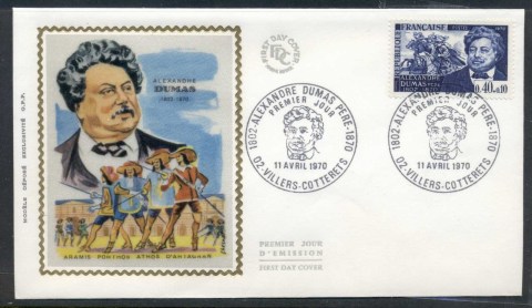 France-1970-Alexander-Dumas-FDC