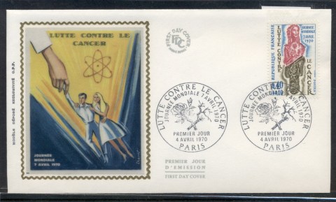 France-1970-Anit-Cancer-Research-FDC