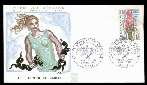 France-1970-Anti-Cancer-FDC