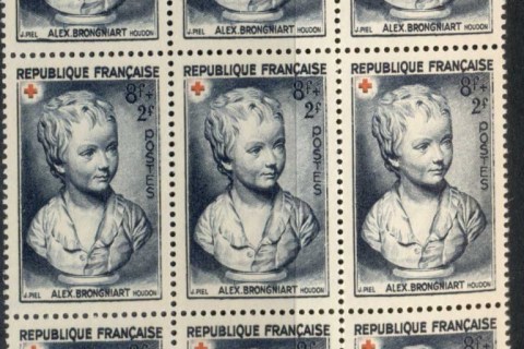 France-1950-Red-Cross-8f2f-blk9-MUH