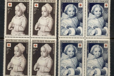 France-1951-Red-Cross-blk4-MUH