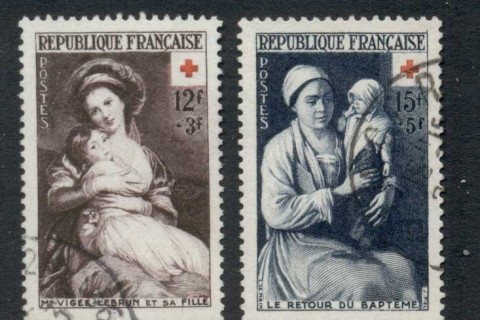 France-1953-Red-Cross-FU