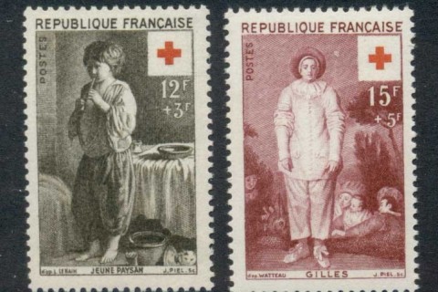 France-1956-Red-Cross-MUH