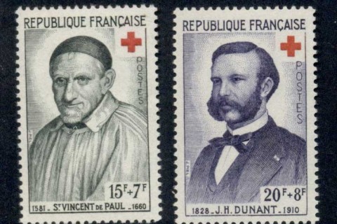 France-1958-Red-Cross-MUH