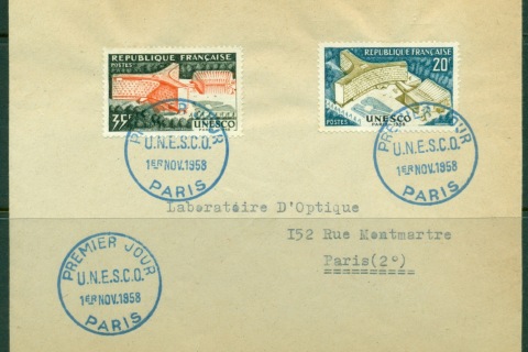 France-1958-UNESCO-FDC