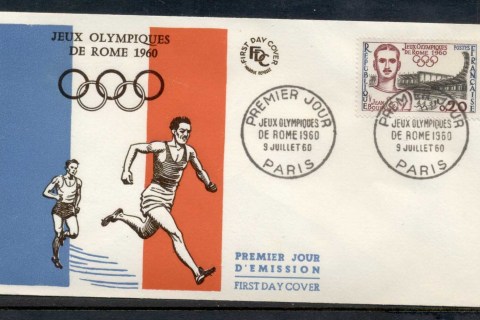 France-1960-Summer-Olympics-Rome-FDC