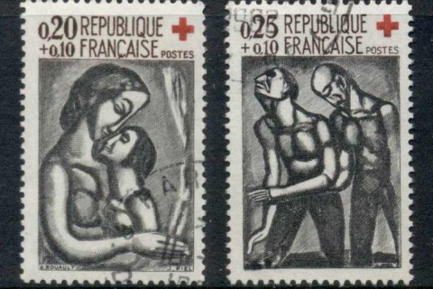 France-1961-Red-Cross-FU