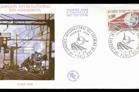 France-1966-International-Railroad-Congress-FDC