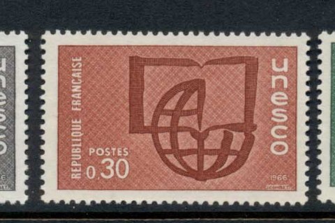 France-1966-UNESCO-20th-Anniversary-MUH