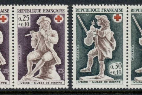 France-1967-red-Cross-pr-MUH