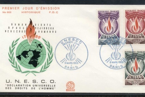 France-1969-UNESCO-FDC
