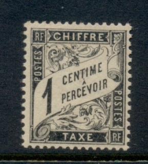 France-1891-92-Postage-Due-1c-MLH