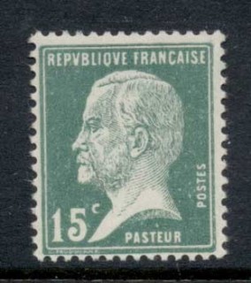 France-1923-26-Louis-Pasteur-15c-MUH