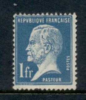 France-1923-26-Louis-Pasteur-1fr-MNG