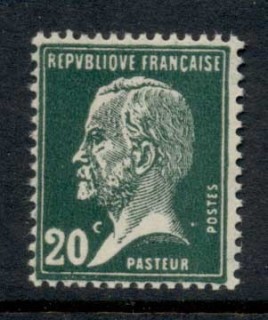 France-1923-26-Louis-Pasteur-20c-MUH