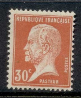 France-1923-26-Louis-Pasteur-30c-red-MUH