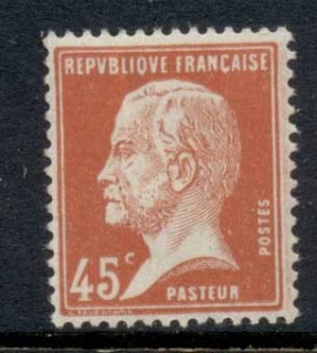 France-1923-26-Louis-Pasteur-45c-MUH