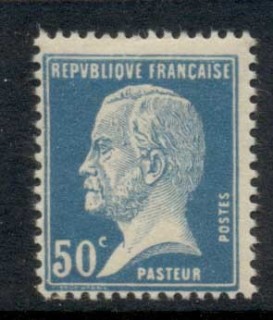 France-1923-26-Louis-Pasteur-50c-MUH