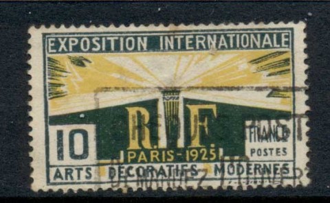 France-1924-25-Decorative-Modern-Arts-Ex-10c-FU