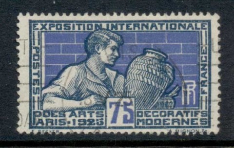 France-1924-25-Decorative-Modern-Arts-Ex-75c-FU