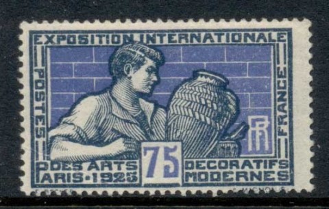 France-1925-International-Exhibition-of-Decorative-Modern-Arts-75c-MUH