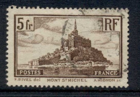 France-1929-33-Mont-Saint-Michel-Die-II-FU