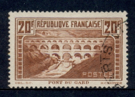 France-1929-33-Pont-du-Gard-Nimes-Die-III-FU