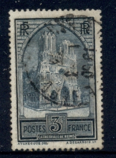 France-1929-33-Reims-Cathederal-Die-II-FU