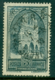 France-1930-Reims-Cathederal-TyVI-FU