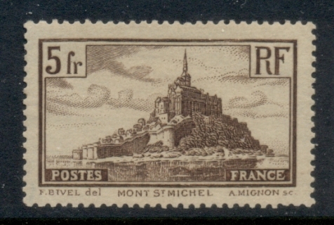 France-1931-Mont-Saint-Michel-5f-Die-II-MUH