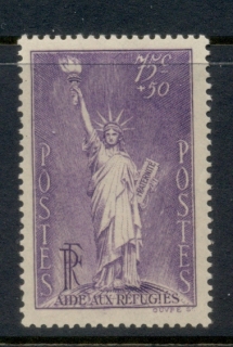 France-1936-37-Welfare-Statue-of-Liberty-75c50c-MUH