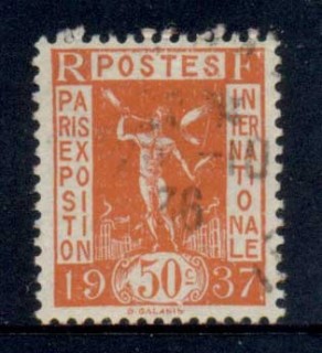 France-1936-Paris-Ex-50c-FU