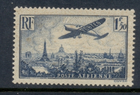 France-1936-Plane-over-Paris-1-50f-MLH