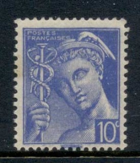 France-1938-42-Mercury-10c-MUH