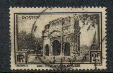 France-1938-Arc-de-Triomphe-of-Oranye-FU