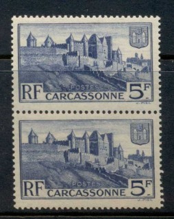 France-1938-Medeival-Walls-of-Carcassone-pr-MUH