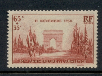 France-1938-Welfare-Armistice-20th-Anniversary-MUH