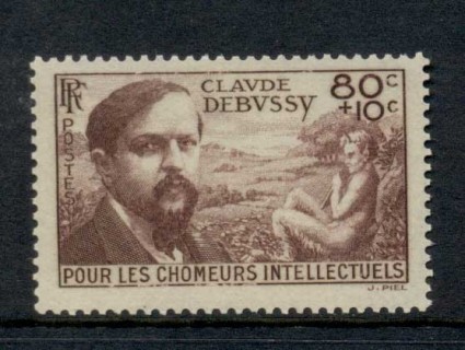 France-1939-40-Claude-debussy-7010c-MUH