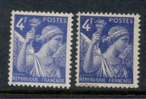 France-1939-44-Iris-4f-2xshadesMUH