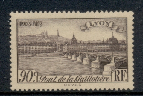 France-1939-Bridge-at-Lyons-short-perfs-MUH