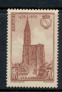 France-1939-Cathederal-of-Strasbourg-MUH