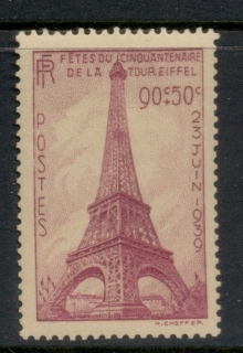 France-1939-Eiffe-Tower-50th-Anniversary-MUH