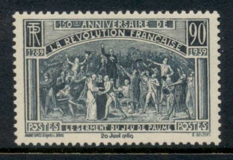 France-1939-French-Revolution-150th-Anniv-MUH