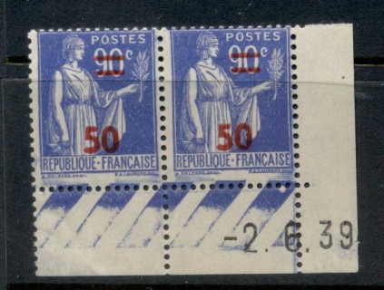 France-1940-41-Surcharge-50c-on-90c-pr-MUH