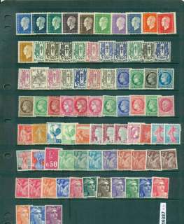 France-1940s-Era-Assorted-Definitives