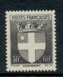 France-1942-City-Arms-Chambery-MUH