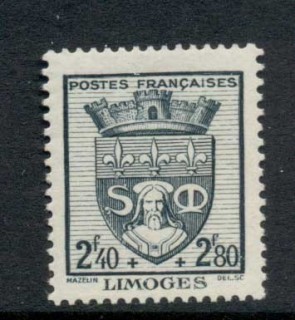 France-1942-City-Arms-Limoges-MUH