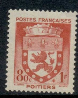 France-1942-City-Arms-Poitiers-MUH