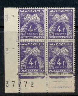 France-1943-46-Postage-Due-4f-blk4-MUH