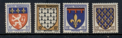 France-1943-Coats-of-Arms-MUH